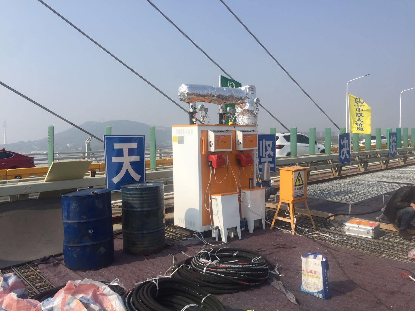 溫度決定養(yǎng)護效果好不好，使用湖南路橋養(yǎng)護電蒸汽發(fā)生器