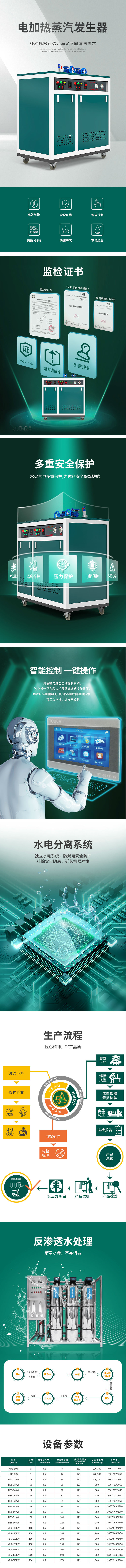 全自動(dòng)電加熱蒸汽發(fā)生器