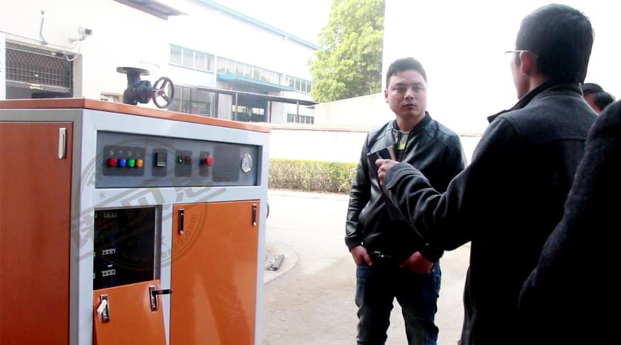 【上?！看貌裼蜋C(jī)研究所定制72kw1.5mpa高壓蒸汽發(fā)生器試壓完成